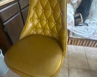 Vintage tufted chair