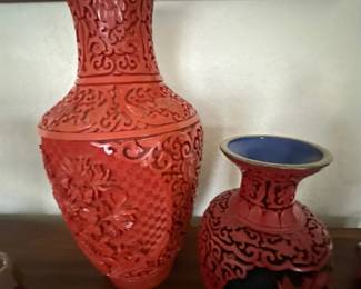 Decorative ceramic vases