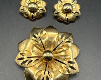 Brooch and Earrings