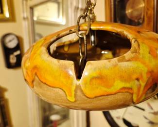 MCM GLAZED CERAMIC ASHTRAY