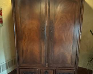 Henredon Armoire storage media cabinet