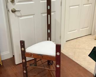 One of a Kind Level Chair- signed by artist