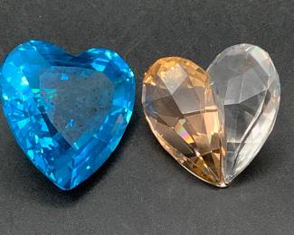 Swarovski hearts