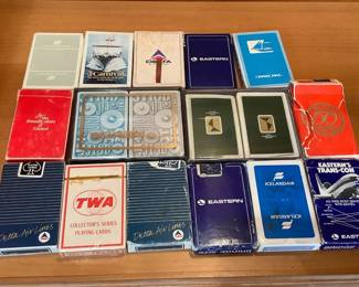 Vintage Airline playing cards