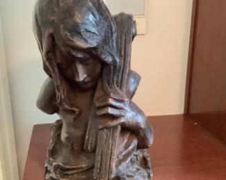 Italian Bust of Cello Player