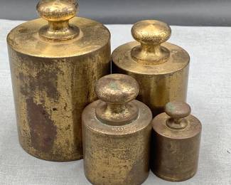 Brass Scale Weights