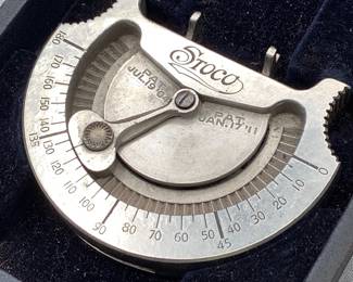 Stoco Axis Finding Inclinometer, Pat'd 1911