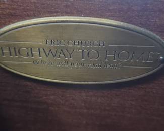 Eric Church Highway to Home Display Cabinet second image