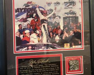 Dale Earnhardt w/ Track Piece