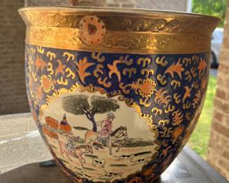 Chinese Fish Bowl Planter 