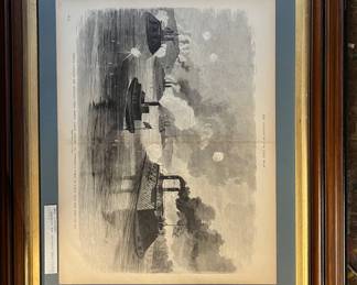 1893 Lithograph, Ironclads 