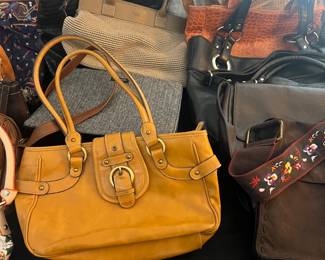 Purses: Coach, Gucci, Cellini, Sak