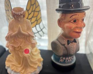 Angel and Charlie McCarthy Decanter 