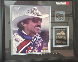 Richard Petty w/ Track Piece