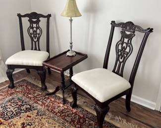 2 of 6 Mahogany Chippendale Chairs