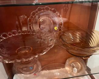Pink Depression Glass