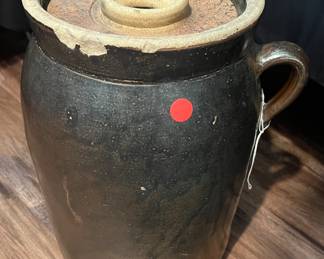 Antique Southern Pottery Churn