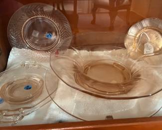 Pink Depression Glass
