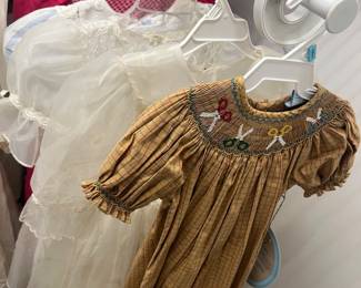 Vintage Kids Smocked Dresses