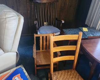 Chairs, small rocking chair