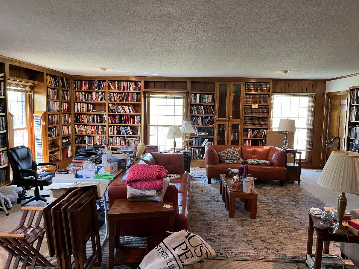 Library full of books