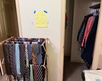 A large selection of Men’s clothing in varied sizes