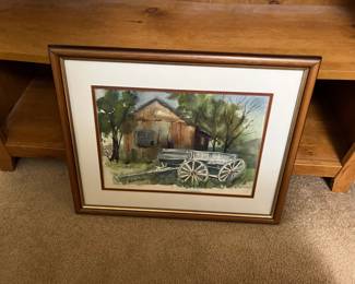 Original artwork throughout the home