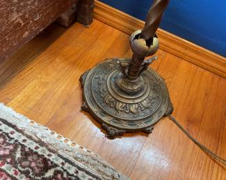 Base of antique bridge lamp, Ooh La La