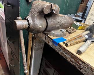 Wilton vice grip is 15 inches deep and 5 inches wide