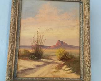 Soft subtle original oil painting measures 17 1/2 x 21“ no signature found