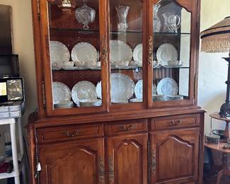 Note the lovely applied carving top and bottom and very nice brass handles and pulls