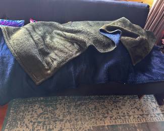 CHASE brand horse hair blanket is green on one side and Electric blue on the other in excellent condition for your next horse drawn carriage ride