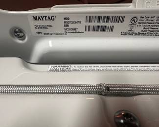 Maytag dryer model number information for you gas dryer