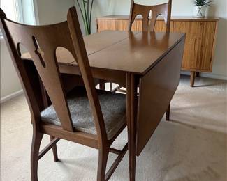 MCM Table With Both Sides Dropped Down