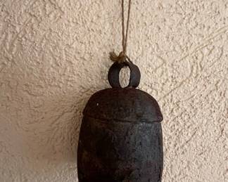 Antique Primitive Metal Cowbell