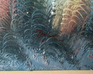 Lighthouse Seascape Oil Painting