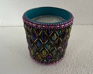 Turkish Mosaic Beaded Candle Holder