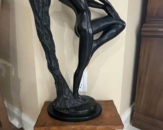 Sultry Awakening Sculpture by Klara Sever for Austin Productions, 1979