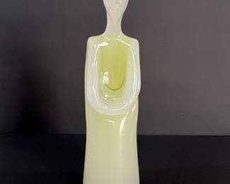 Murano Glass Figural Lamp in Chinese Style