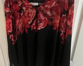 Calvin Klein Floral Print Blouse