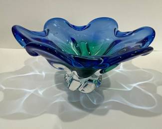 Royal Gallery Poland Art Glass Sommerso Ashtray/Bowl