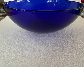 Cobalt Blue Glass Bowl
