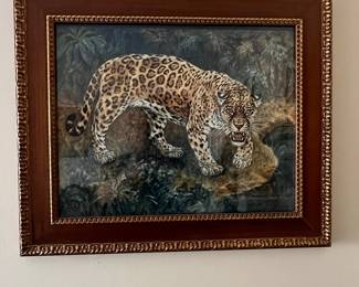 Jaguar in Jungle Print by Laura Glusha, 1976
