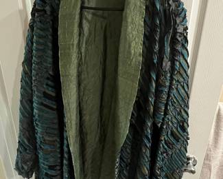 Tim Harding Art-to-Wear Textured Kimono Jacket