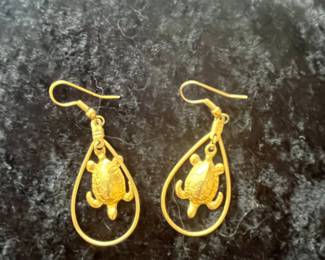 Turtle Dangle Earrings