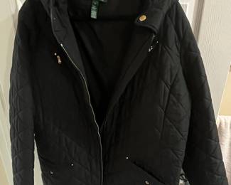 Lauren Ralph Lauren Women's Plus Size Quilted Hooded Jacket