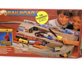 Hot Wheels Railroad Freight Yard Playset