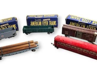 Gilbert American Flyer 3 16 Scale Train Cars