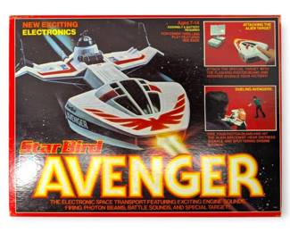 1970s MB StarBird Avenger Electronic Space Transport