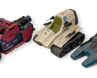 1980s G.I. Joe Thunder Machine, Cobra Water Moccasin,  More